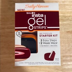 Sally Hansen Salon Insta Gel Strips Starter Kit - Deep Red